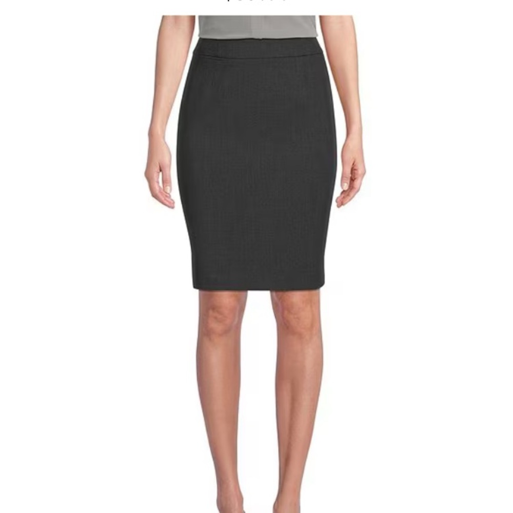 Calvin Klein Charcoal Grey Blazer (size 4) and Skirt (size 2) Suit - NWOT - Picture 5 of 6